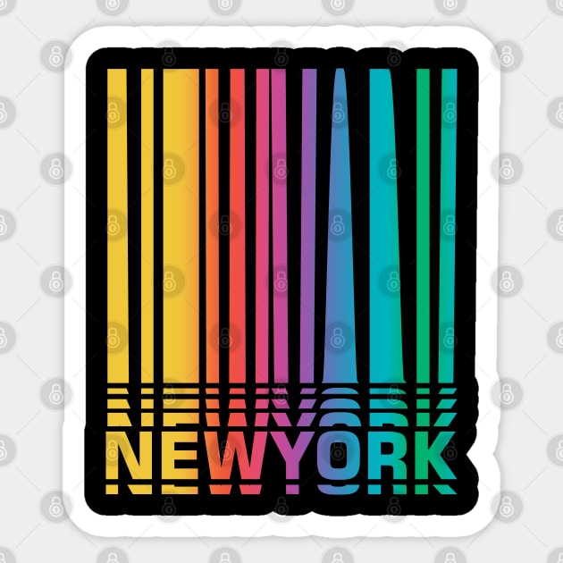 new York Sticker by SSSD